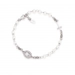 Pulseira Rosary Silver