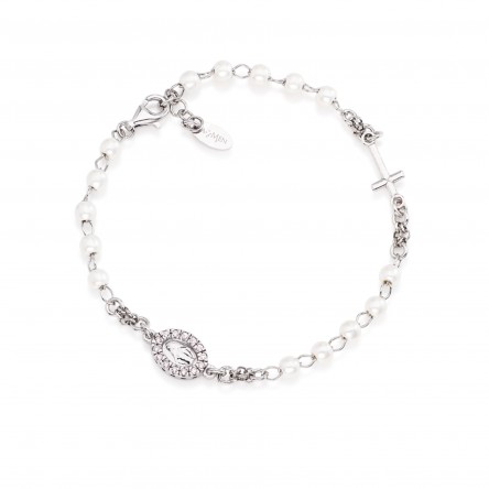 Rosary Silver Bracelet