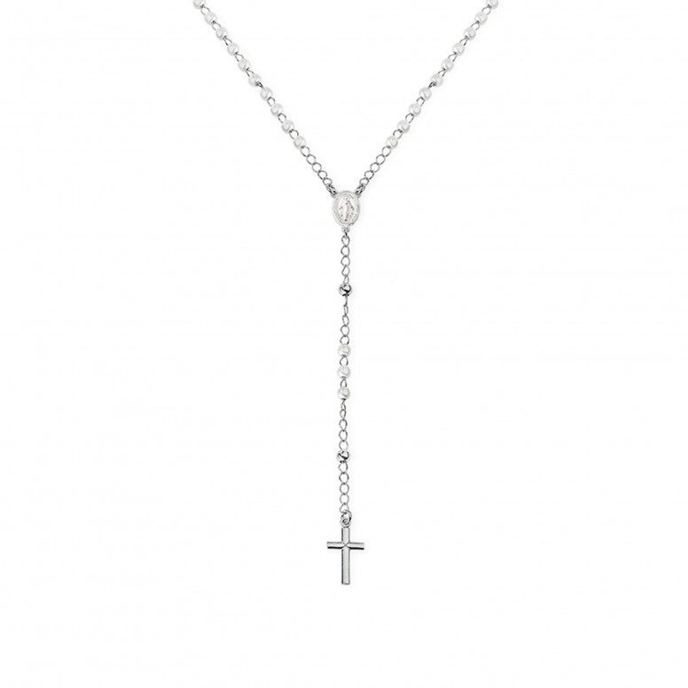 Collar Rosary Silver