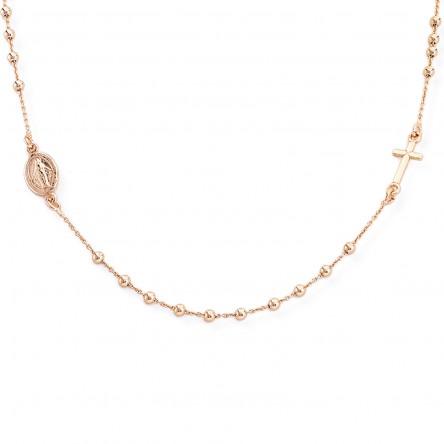 Colar Rosary Rose Gold