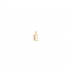 18K Gold Pendant - Letter E