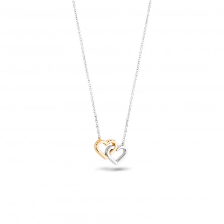 Colar Two Hearts I Ouro 18K
