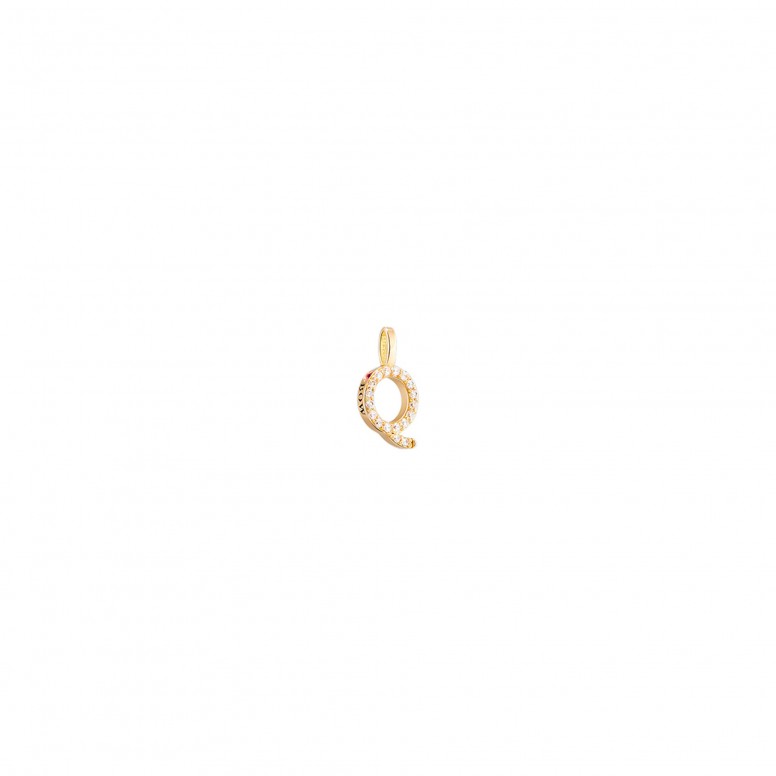 Pendente Ouro 18K - Letter Q