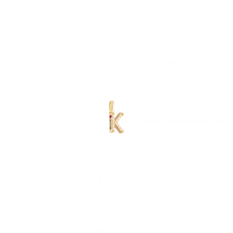 Pendente Bow - Letter K