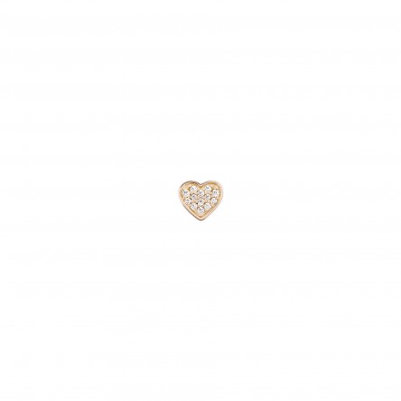 Brinco Unike Mix & Match Heart Gold
