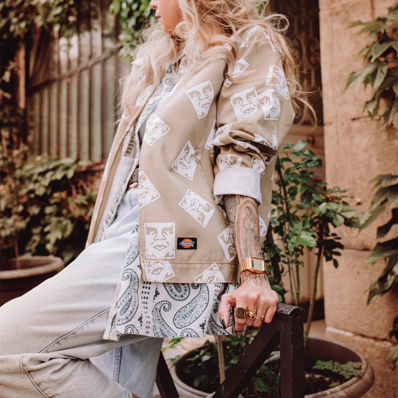 Rel�gio Vintage Edgy Dourado