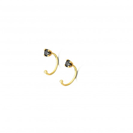 18K Gold and Spinel Ear Cuff