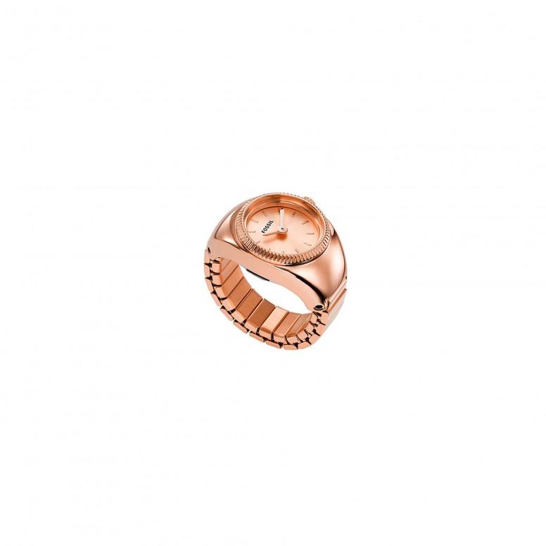 Anel Relgio Rose Gold