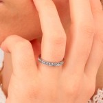 Anel Love Rings Crystals