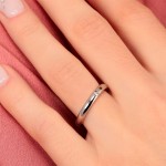 Anel Love Rings 1 Stone