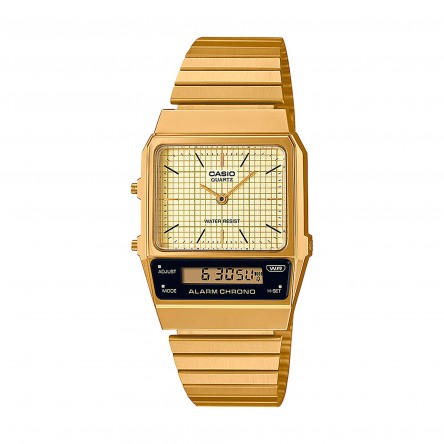 Relógio Vintage Edgy Dourado