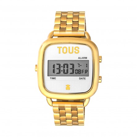 Relógio D-Logo Digital Dourado