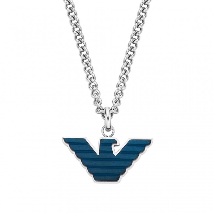 EMPORIO ARMANI Logo Essential Necklace - EGS2909040 - BlueBird