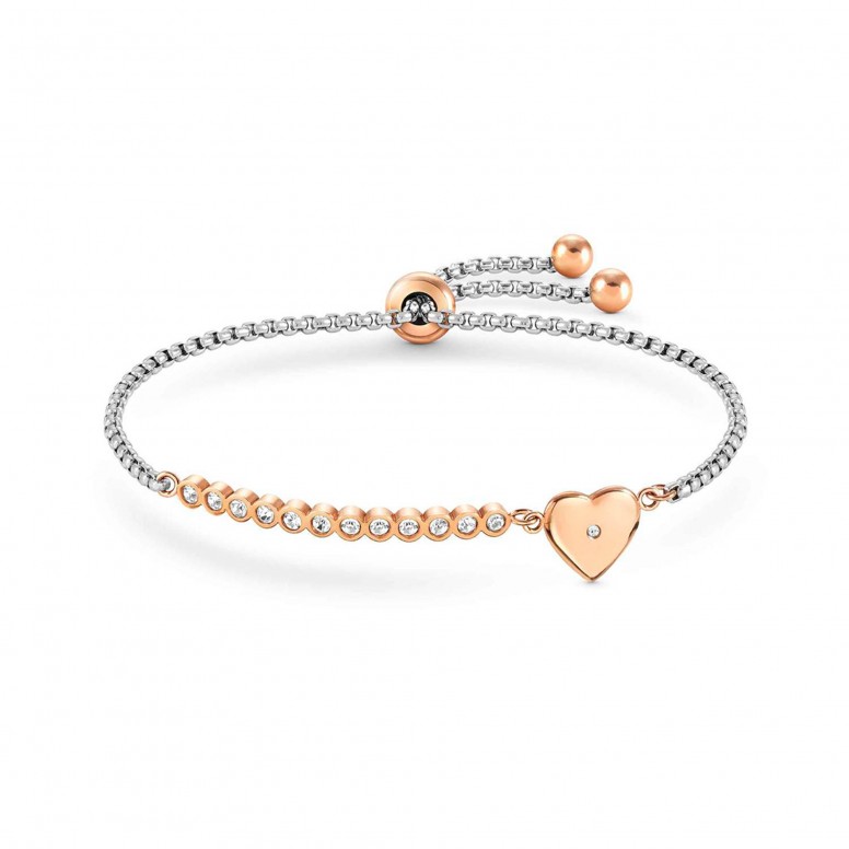 Milleluci Heart Rose Gold Bracelet