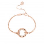 Rosen Circle Rose Gold Bracelet