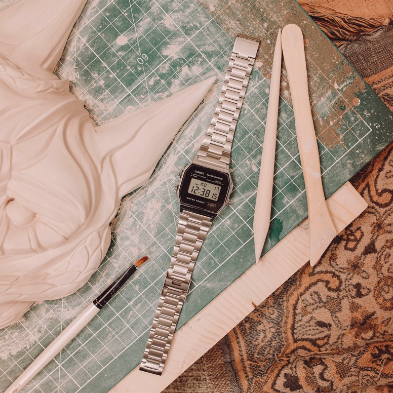 Reloj Vintage Iconic Plateado