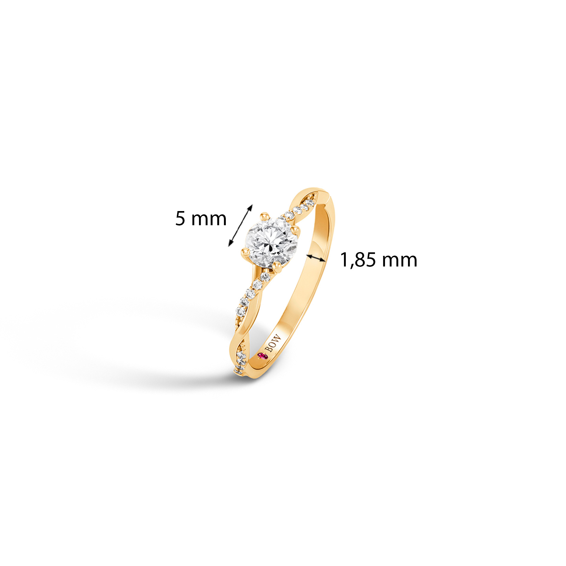 Anillo Grace Oro 18K Diamante