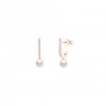 Pendientes Pearls Shiny Gold II