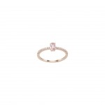 Anel Happy Me Pink Solitaire