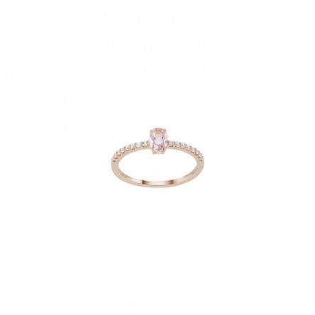 Anillo Happy Me Pink Solitaire
