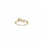 Anel Classy Multiple Solitaire Gold