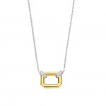 Golden Rectangular Necklace