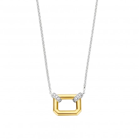 Golden Rectangular Necklace