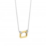 Golden Rectangular Necklace