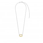 Golden Rectangular Necklace