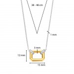 Collar Rectangular Dorado