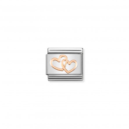 Composable Intertwined Hearts Charm