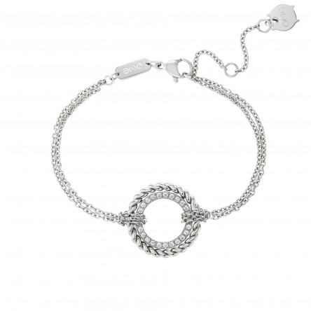 Silver Silvery Circle Bracelet