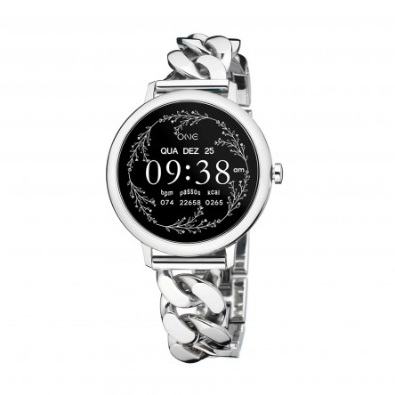 Relógio Smartwatch Petite Prateado