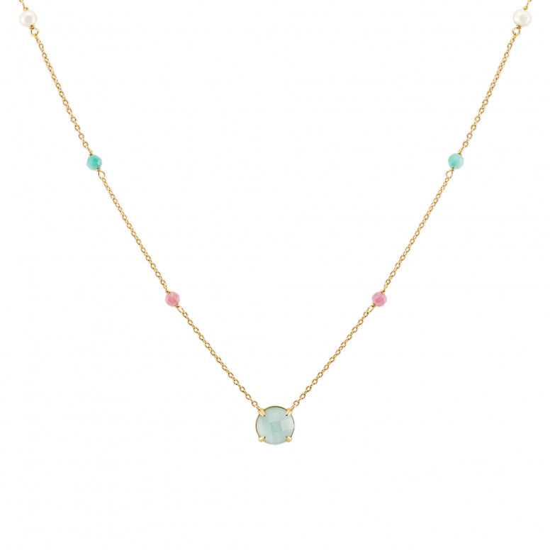 Fun Colorful Stones Necklace