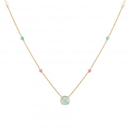 Fun Colorful Stones Necklace