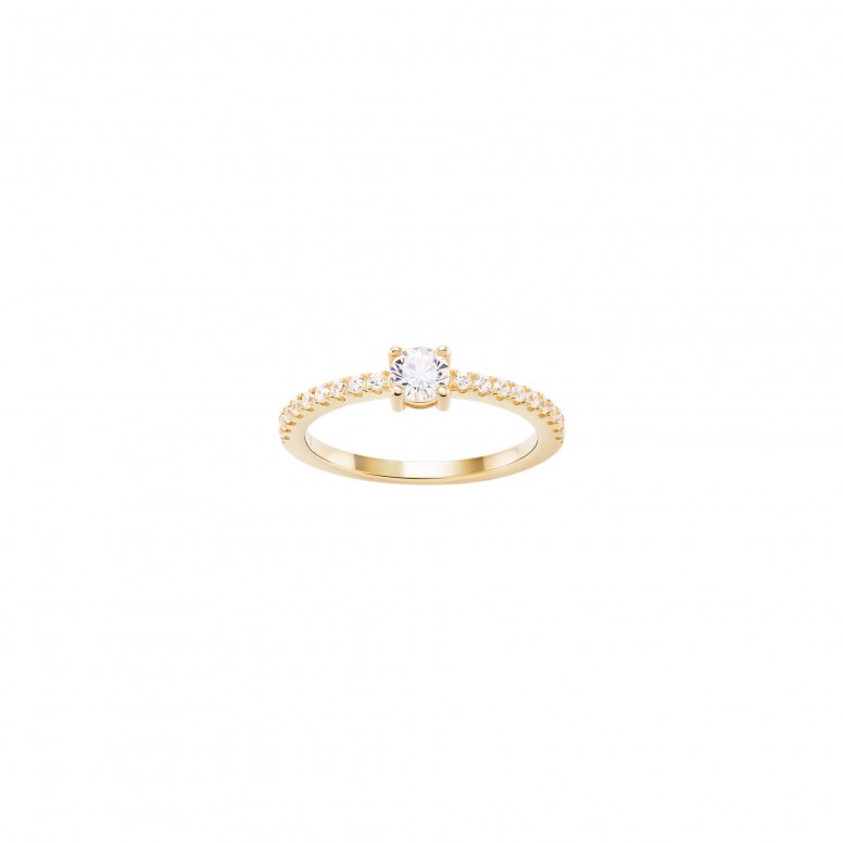 Anel Classy Solitaire Gold