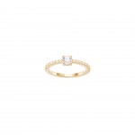 Anel Classy Solitaire Gold