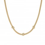 Collar Trionfo Crossed Elements Gold Special Box