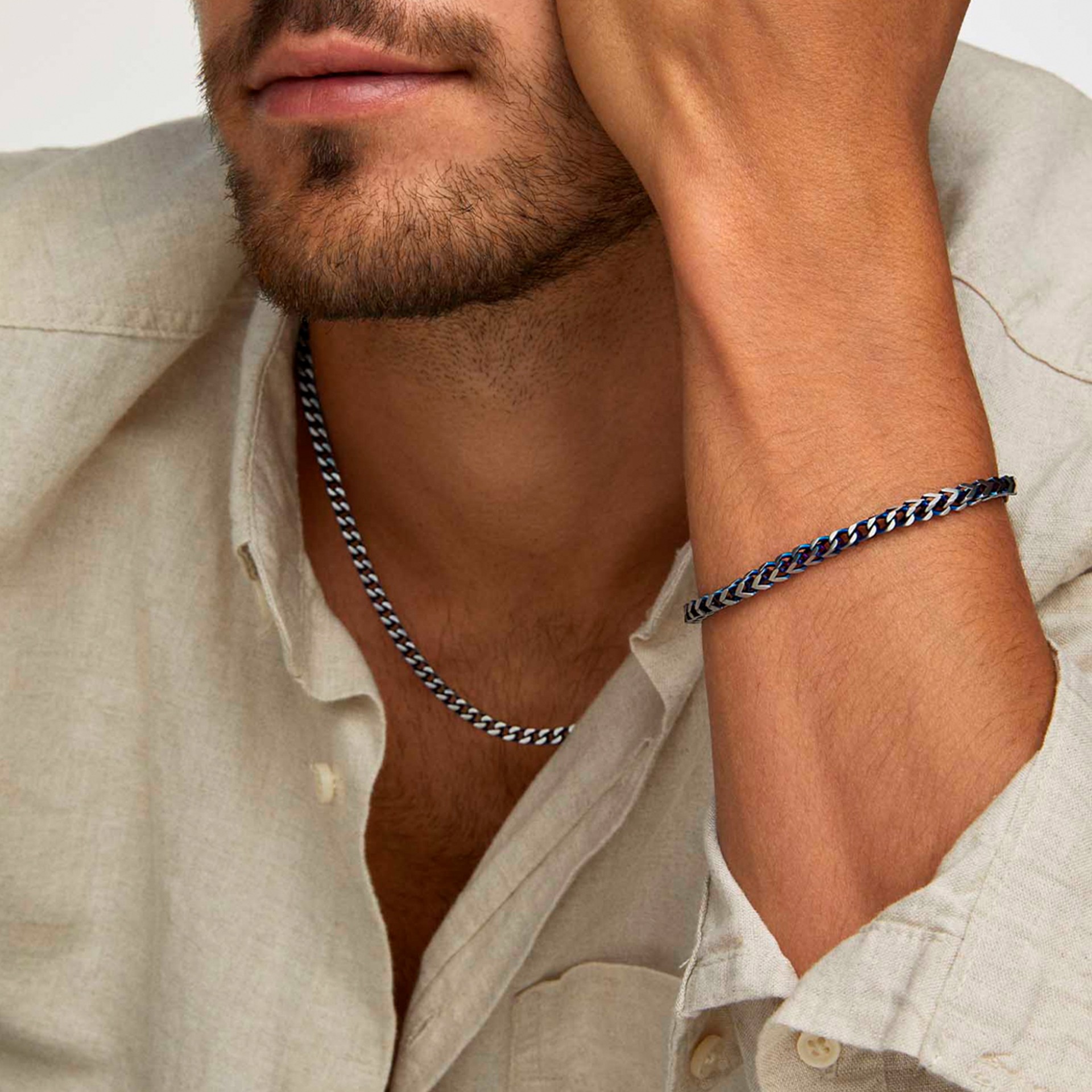 Collar Shimmer Plateado