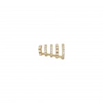 Pendientes Pearls Five Lines Gold