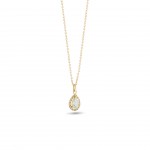 Collar Oro Amarillo 18K Aguamarina & Diamantes 0.06ct II