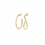 Infinity Long Gold Earrings