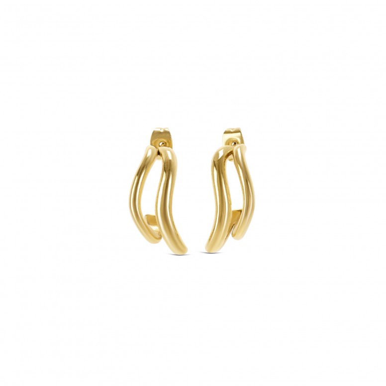 Pendientes Infinity Double Gold