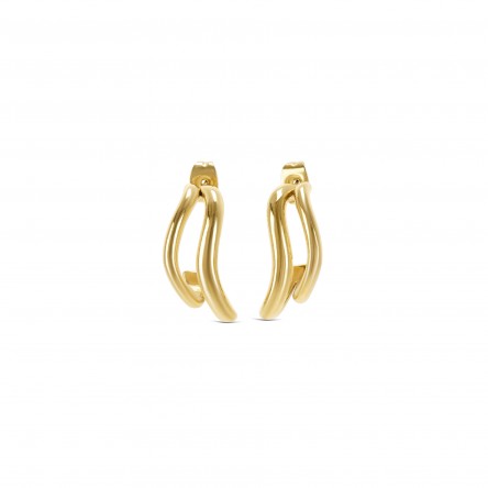 Pendientes Infinity Double Gold