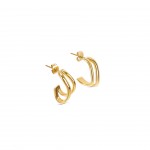 Pendientes Infinity Double Gold