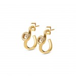 Pendientes InfinityTwisted Gold