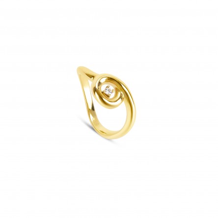 Anel InfinityTwisted Gold