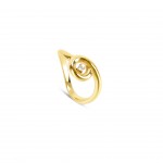 Anel Infinity Twisted Gold