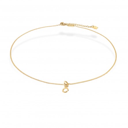 Collar Infinity Twisted Gold