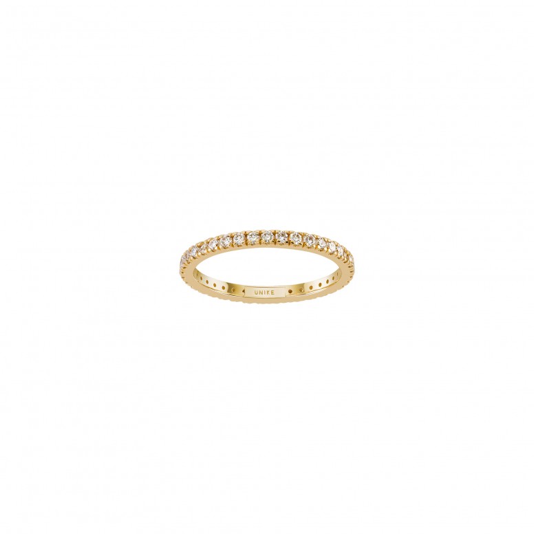 Anel Memory Ouro 14K